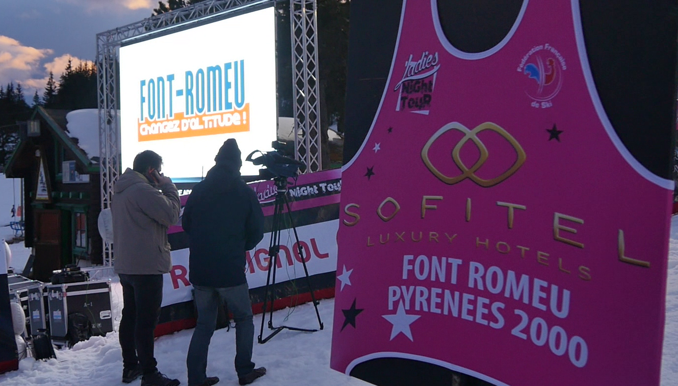 Location écran géant Font Romeu FFS station de ski